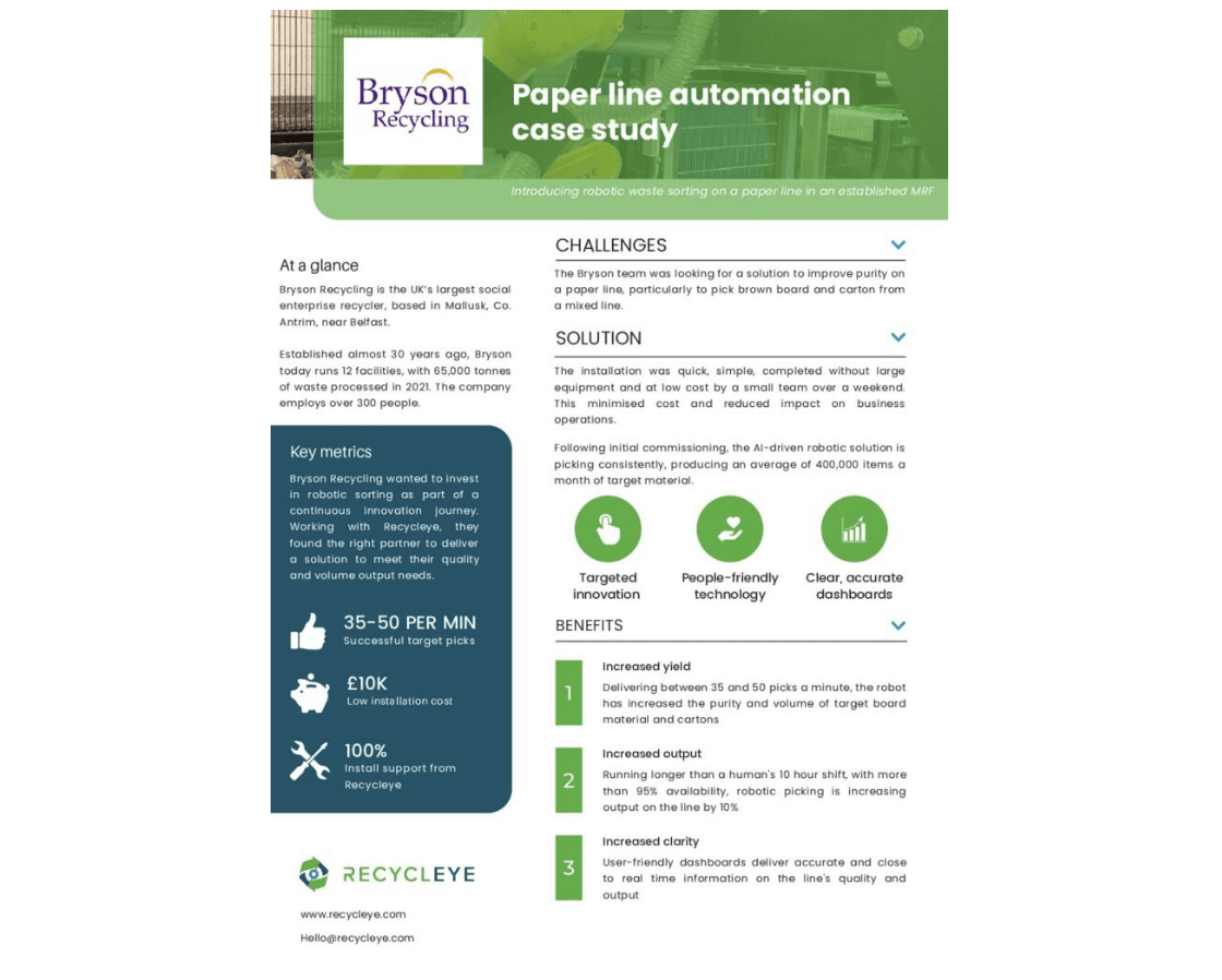 Bryson recycling case study pdf