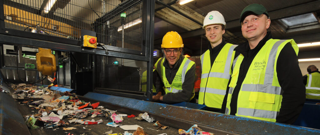 Recycleye Robotic installation at Bryson Recycling facility Mallusk